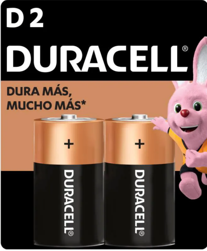 DURACELL D X 2