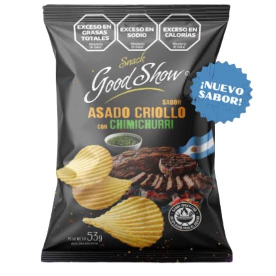 PAPAS SABOR ASADO X 53 GR